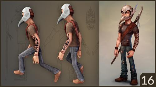 CGC Classic: Low Poly Character with Skull Helmet preview image